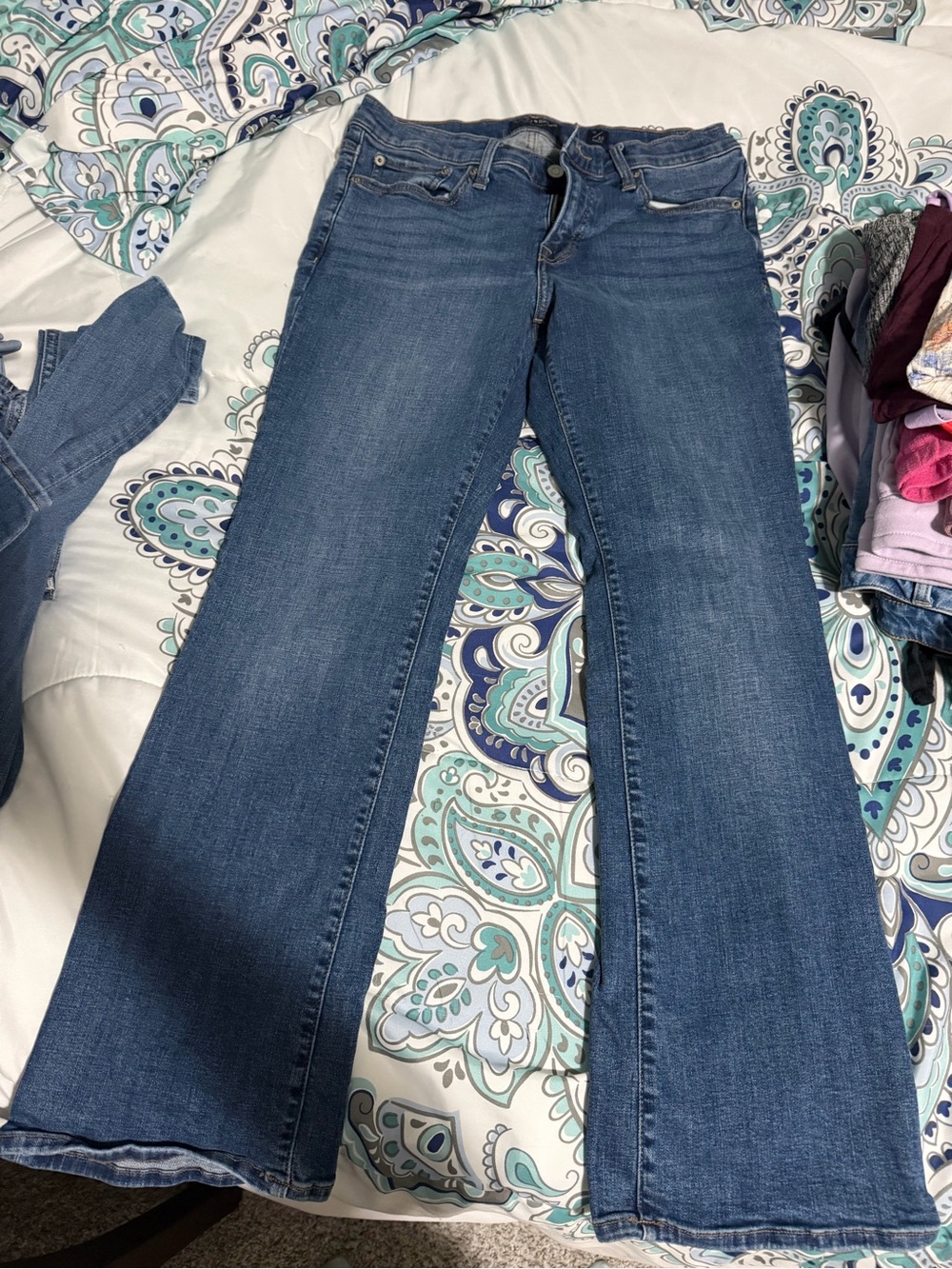 Lucky Brand Women's Medium Blue Flare Jeans